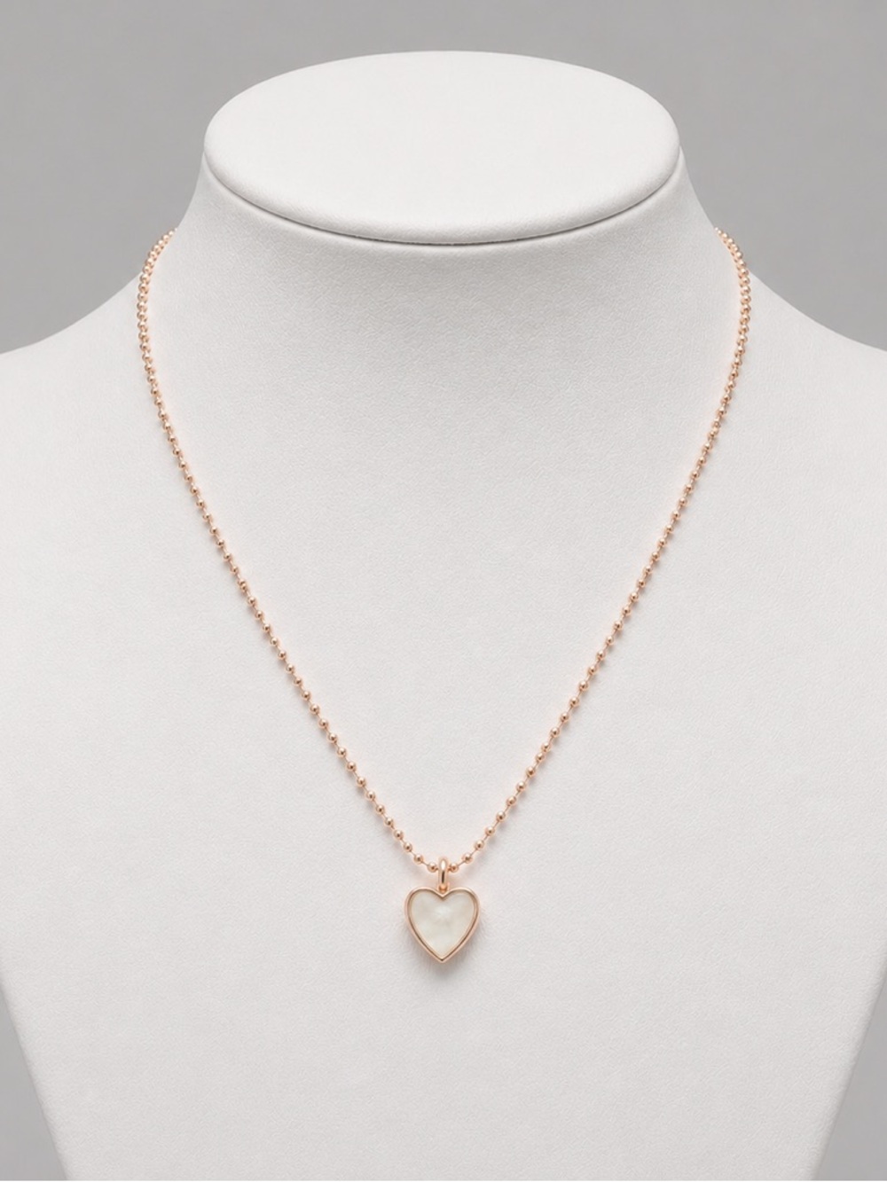Vera Bradley Rose Gold Heart Necklace NIB 16” + Extender Gift Ready